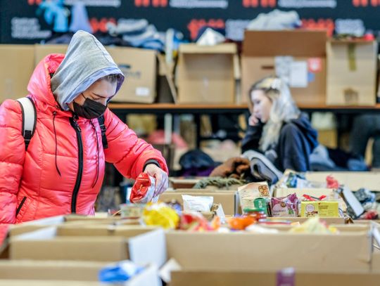 W chorzowskim CIM działa punkt zaopatrzeniowy dla uchodźców z Ukrainy. Trwa zbiórka