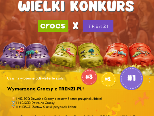 Wielki konkurs Trenzi x Crocs: Zgarnij wymarzone buty na wiosnę