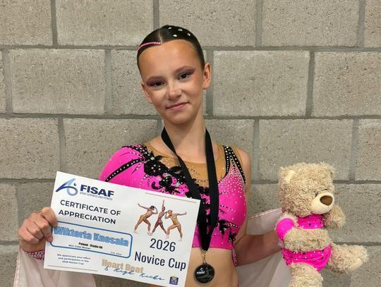 Wielki sukces młodej Chorzowianki! Wiktoria Knosala wicemistrzynią Europy w aerobiku sportowym