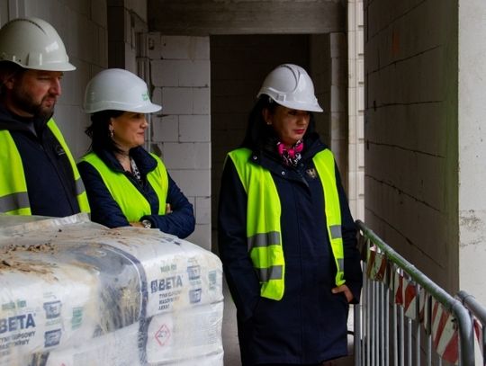 Wizytacja prac nad budynkiem administarcyjno-edukacyjnym śląskiego ZOO