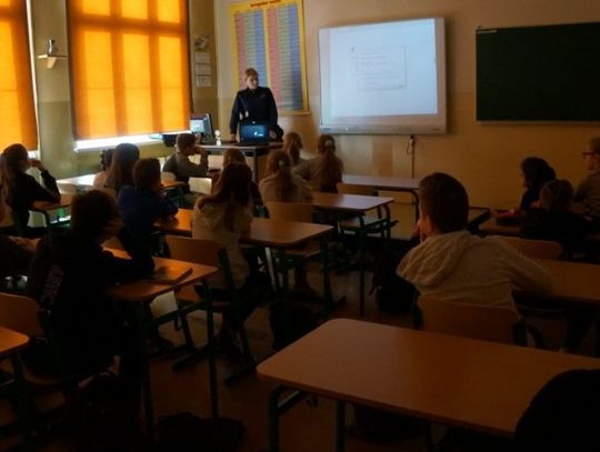 Z piątoklasistami o cyberprzemocy