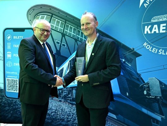 Zielona Nagroda dla Kolei Śląskich za rozpoczęcie przemiany szybu Bojków w bazę kolejową