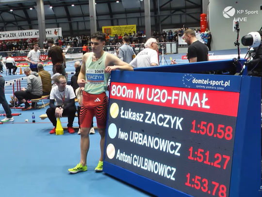 Złoto dla Chorzowianina! Łukasz Zaczyk halowym mistrzem juniorów Złoto dla Chorzowianina! Łukasz Zaczyk halowym mistrzem juniorów