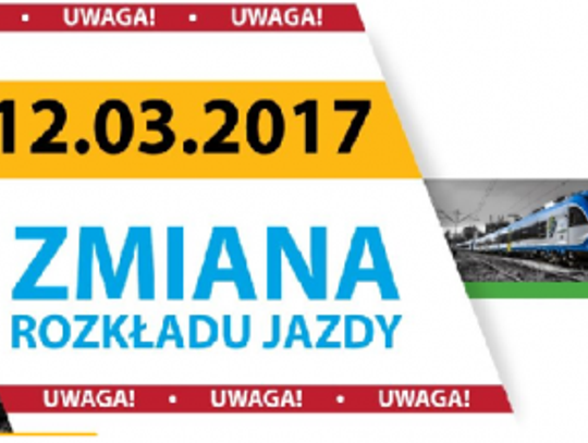 Zmiana rozkładu jazdy