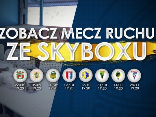 Zobacz mecz z Blue Skyboxu!