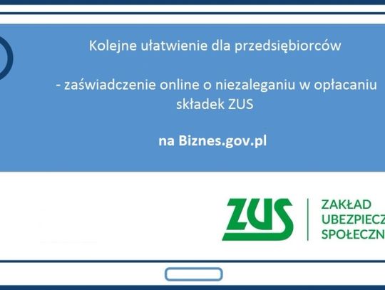 ZUS: Nowa usługa dla przedsiębiorców