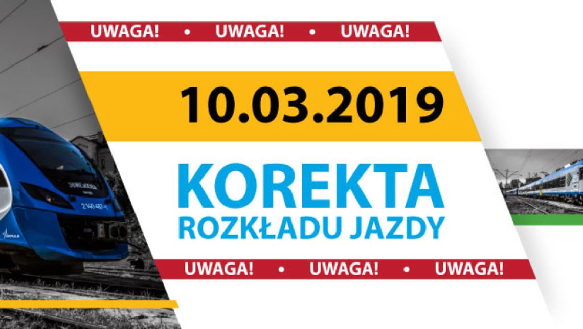 10 marca – korekta rozkładu jazdy 10 marca – korekta rozkładu jazdy