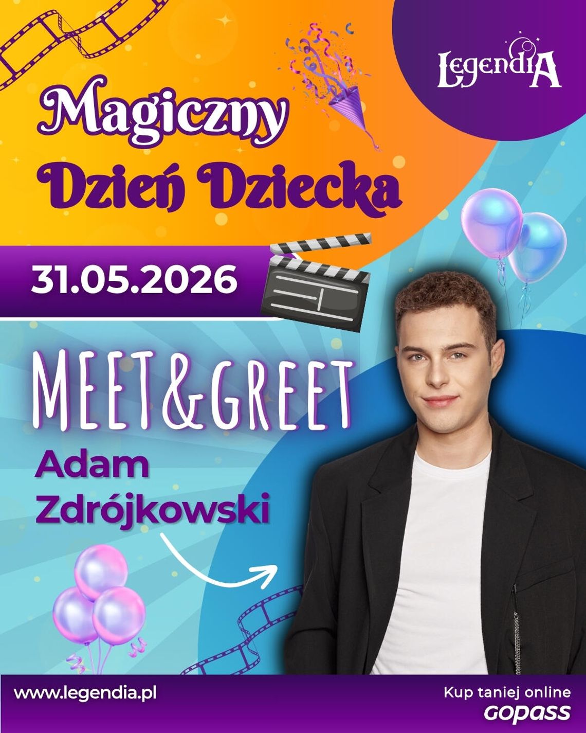 Adam Zdrójkowski przyjedzie do Legendii. To ostatnie dni promocji na Bilet Sezonowy. Adam Zdrójkowski przyjedzie do Legendii. To ostatnie dni promocji na Bilet Sezonowy.