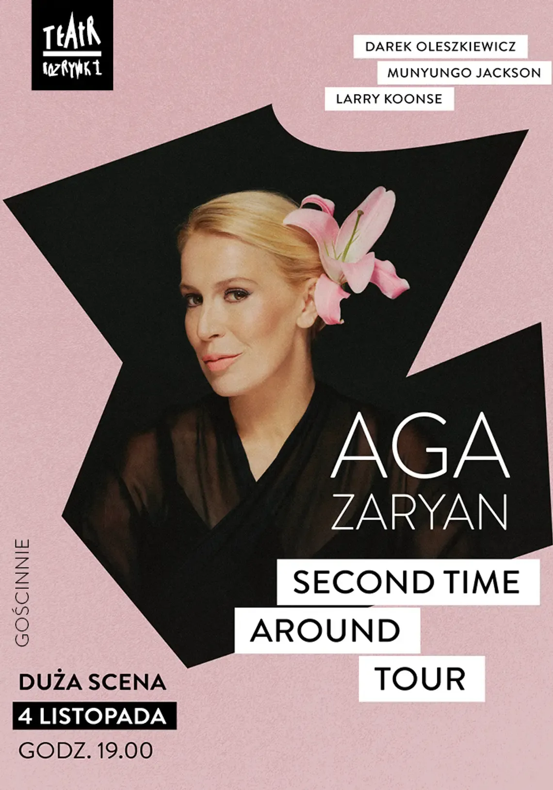 Aga Zaryan wystąpi w Chorzowie. Jazzowe spotkanie po latach Aga Zaryan — materiały promocyjne koncertu Second Time Around Tour