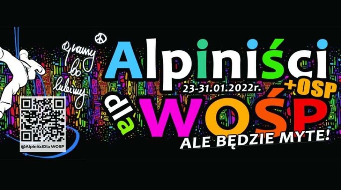 "Alpiniści dla WOŚP" umyją okna dla podopiecznych chorzowskiego szpitala "Alpiniści dla WOŚP" umyją okna dla podopiecznych chorzowskiego szpitala