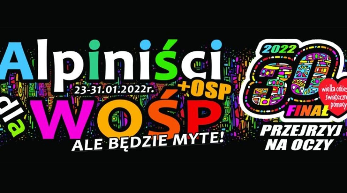 "Alpiniści dla WOŚP" umyli okna dla najmłodszych pacjentów