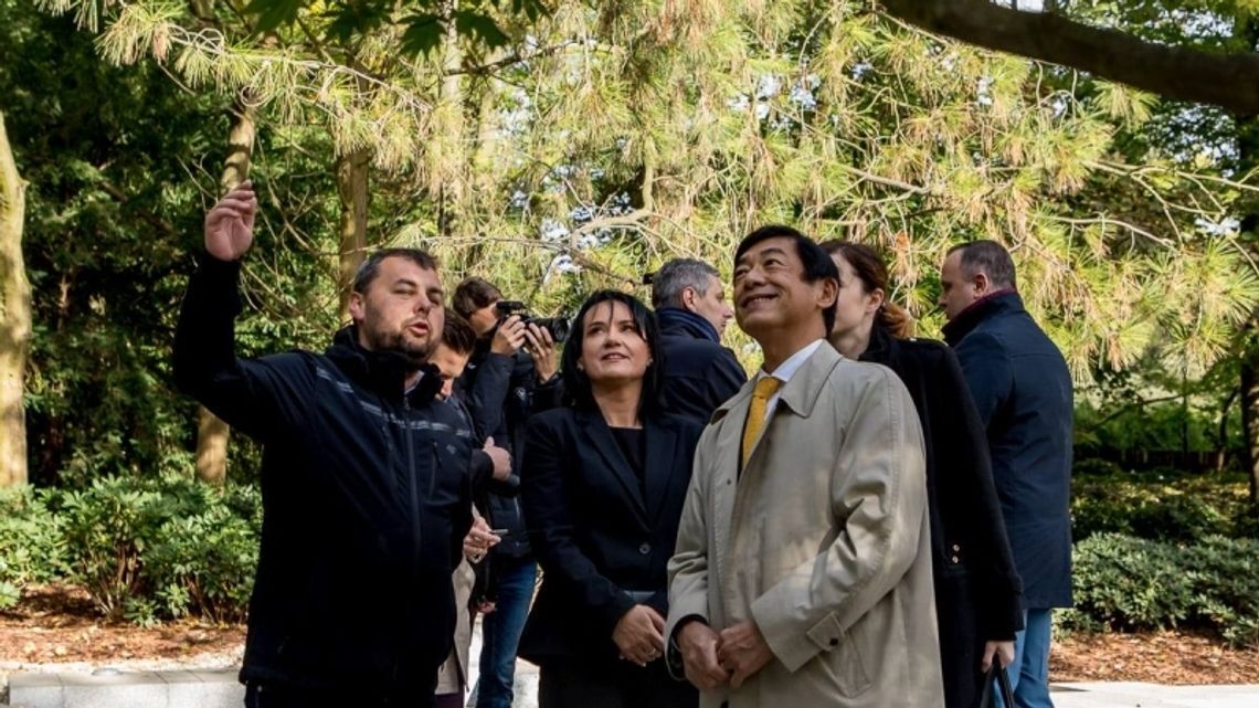 Ambasador Japonii odwiedził Park Śląski