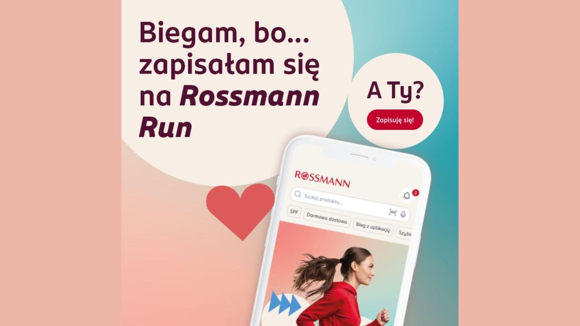 Bieg Rossmann Run z aplikacją dla 500 tys. biegaczy