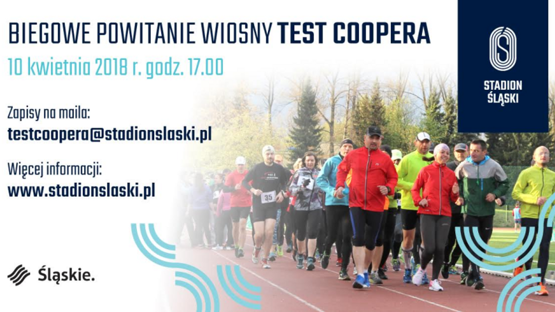 Biegowe Powitanie Wiosny, czyli test Coopera na Śląskim Biegowe Powitanie Wiosny, czyli test Coopera na Śląskim