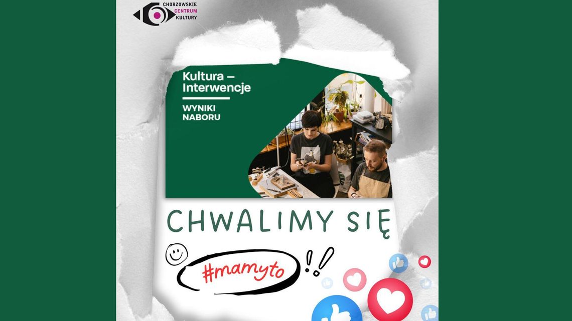 ChCK z dofinansowaniem. "To dla nas wielka motywacja do dalszego działania"