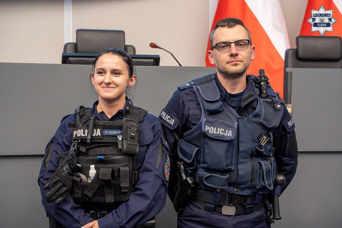 Chorzowscy policjanci na podium. Udowodnili, że wiedza medyczna nie jest im obca