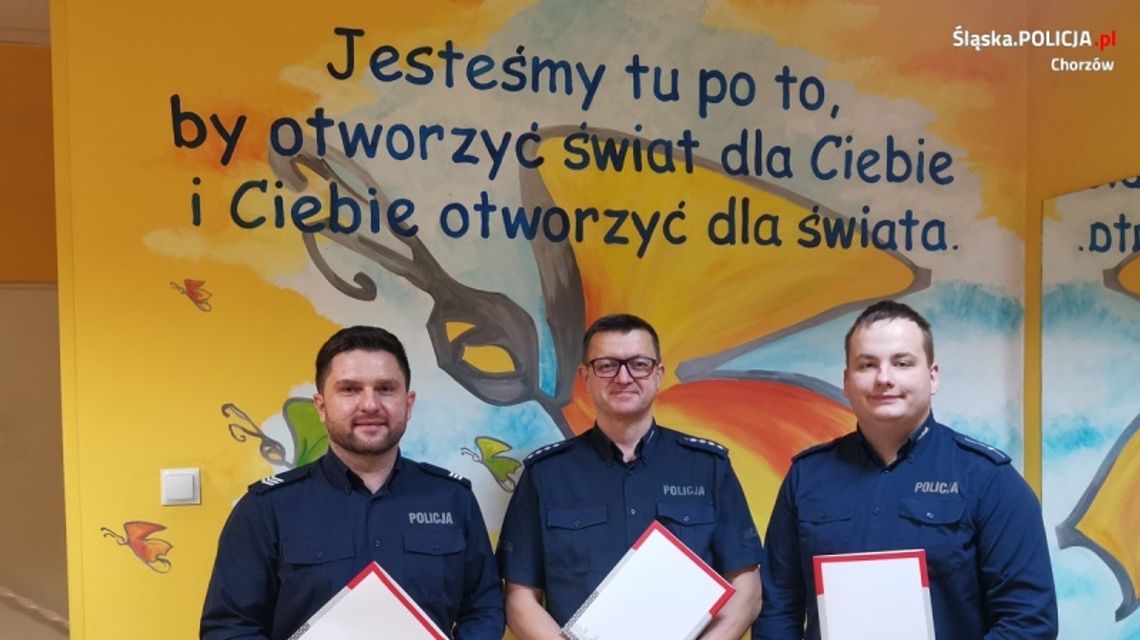 Chorzowscy policjanci wyróżnieni