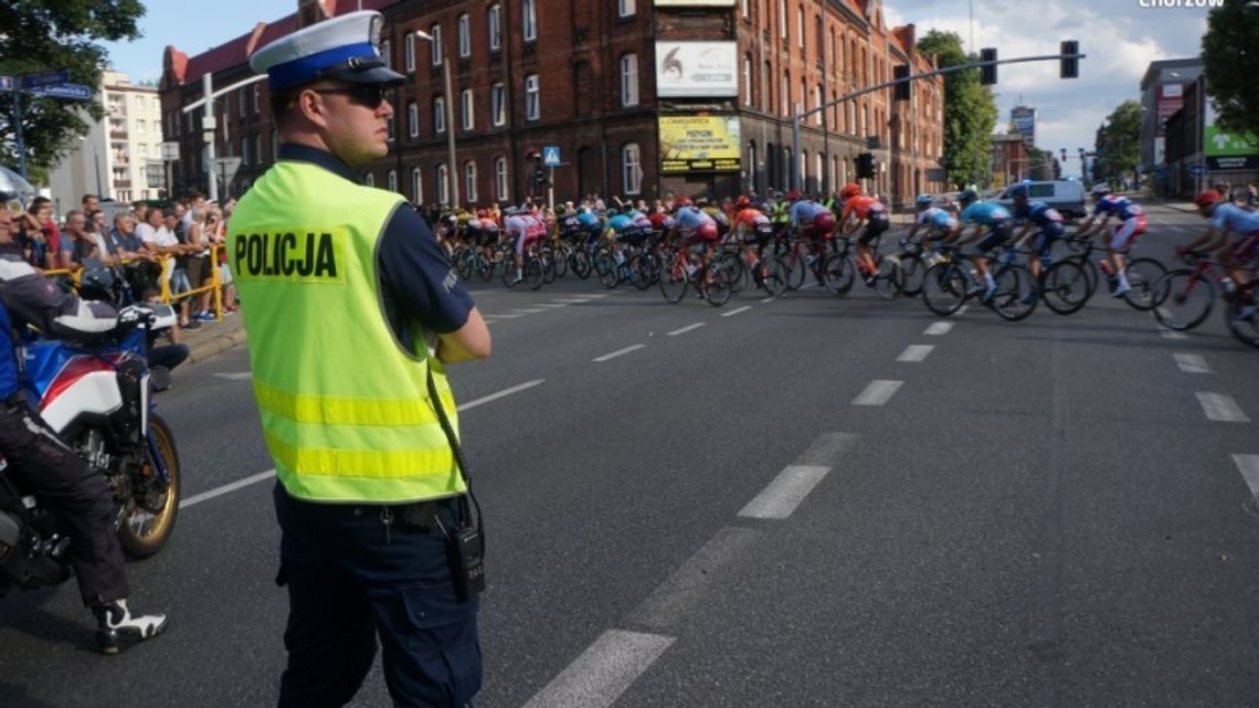 Chorzowscy policjanci zabezpieczali Tour de Pologne Chorzowscy policjanci zabezpieczali Tour de Pologne
