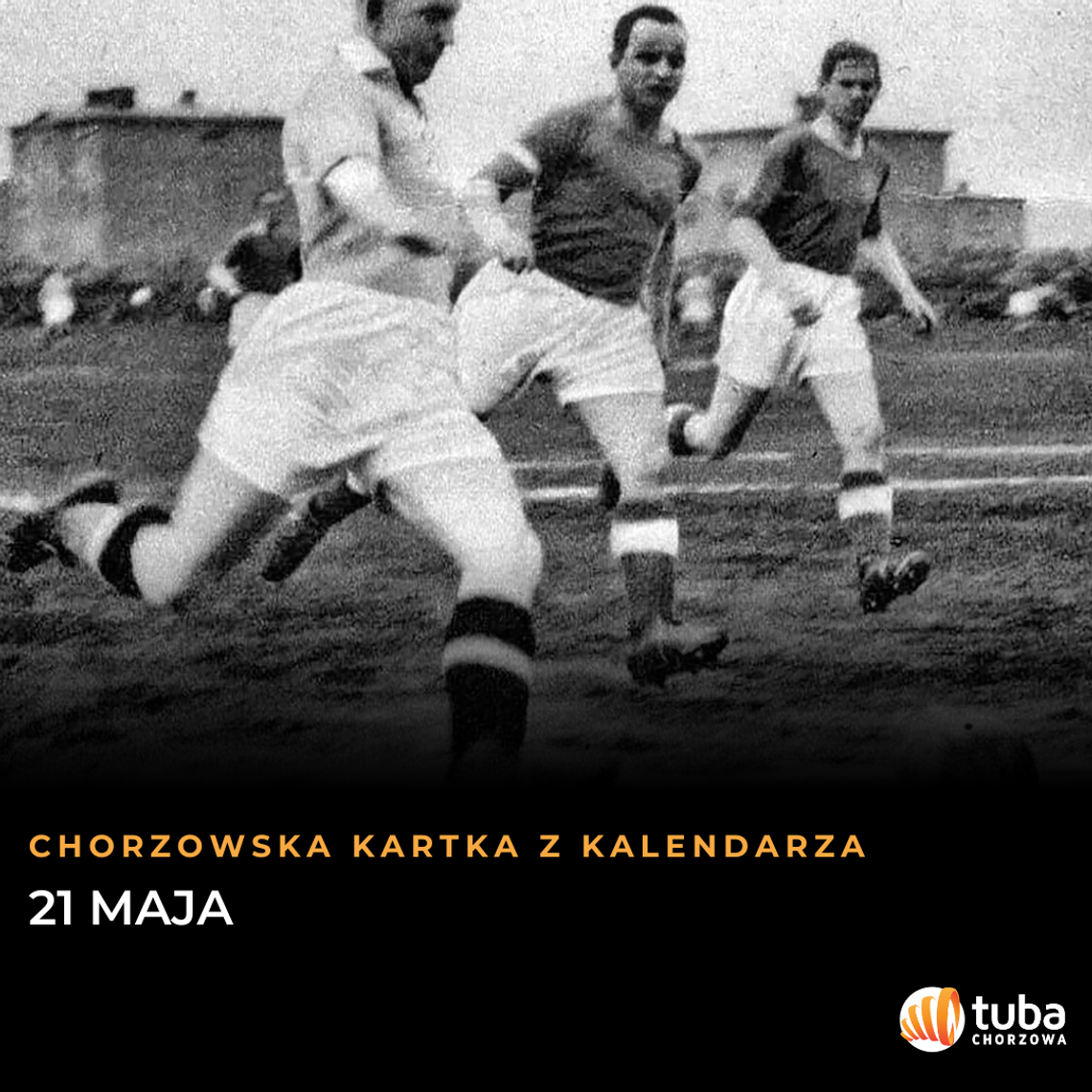 Chorzowska kartka z kalendarza: 21 maja przechodzi do historii! Niezwykły rekord „Eziego”, debiut „Omegi” i kosmiczne świętowanie Chorzowska kartka z kalendarza: 21 maja przechodzi do historii! Niezwykły rekord „Eziego”, debiut „Omegi” i kosmiczne świętowanie