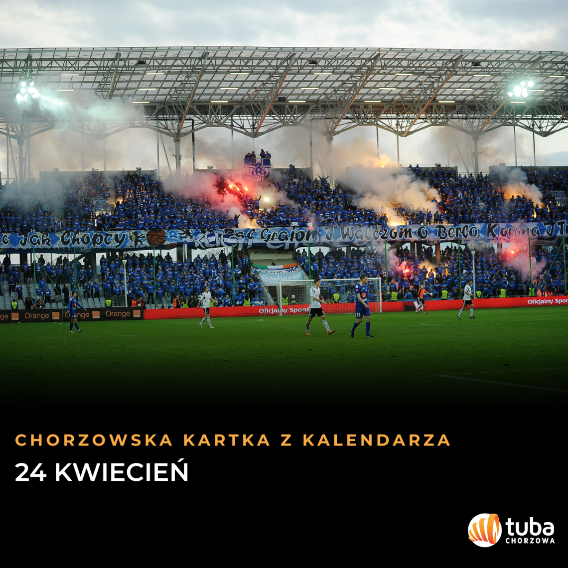 Chorzowska kartka z kalendarza: 24 kwietnia. Historyczne gole i debiuty oraz dym nad miastem