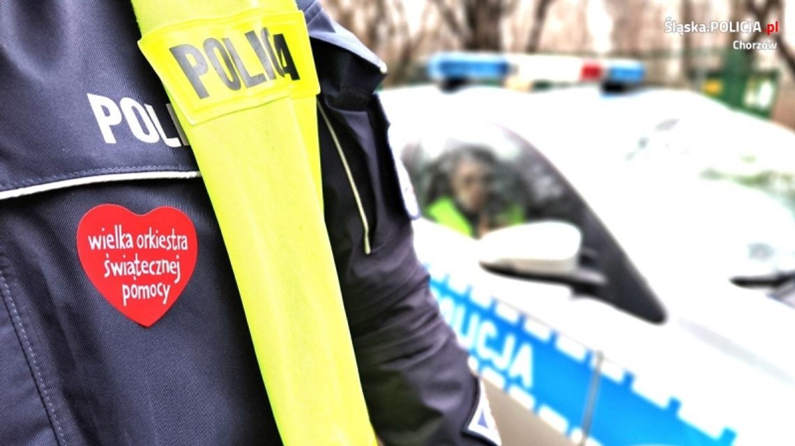 Chorzowska policja wsparła WOŚP. Wszystko zgodnie z mottem "pomagamy i chronimy"