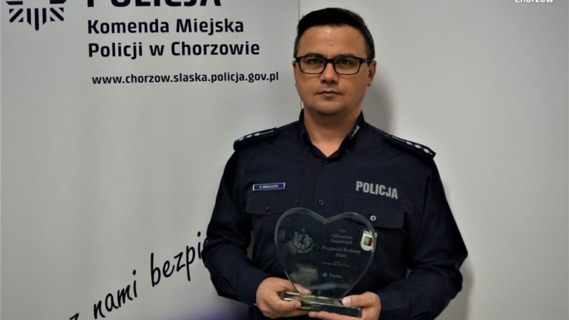 Chorzowski policjant laureatem konkursu "Przyjaciel Rodziny 2020"
