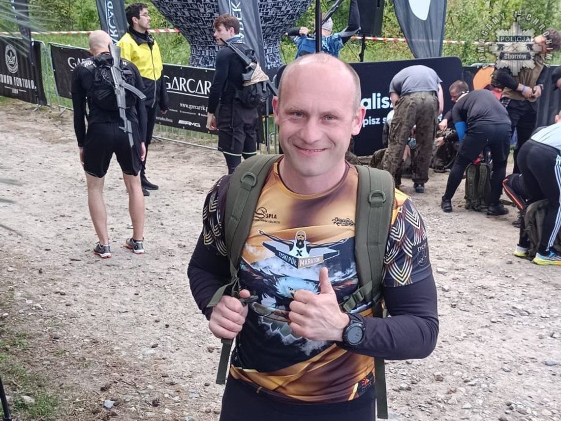 Chorzowski policjant wziął udział w jednej z najbardziej ekstremalnych imprez sportowych w Polsce!