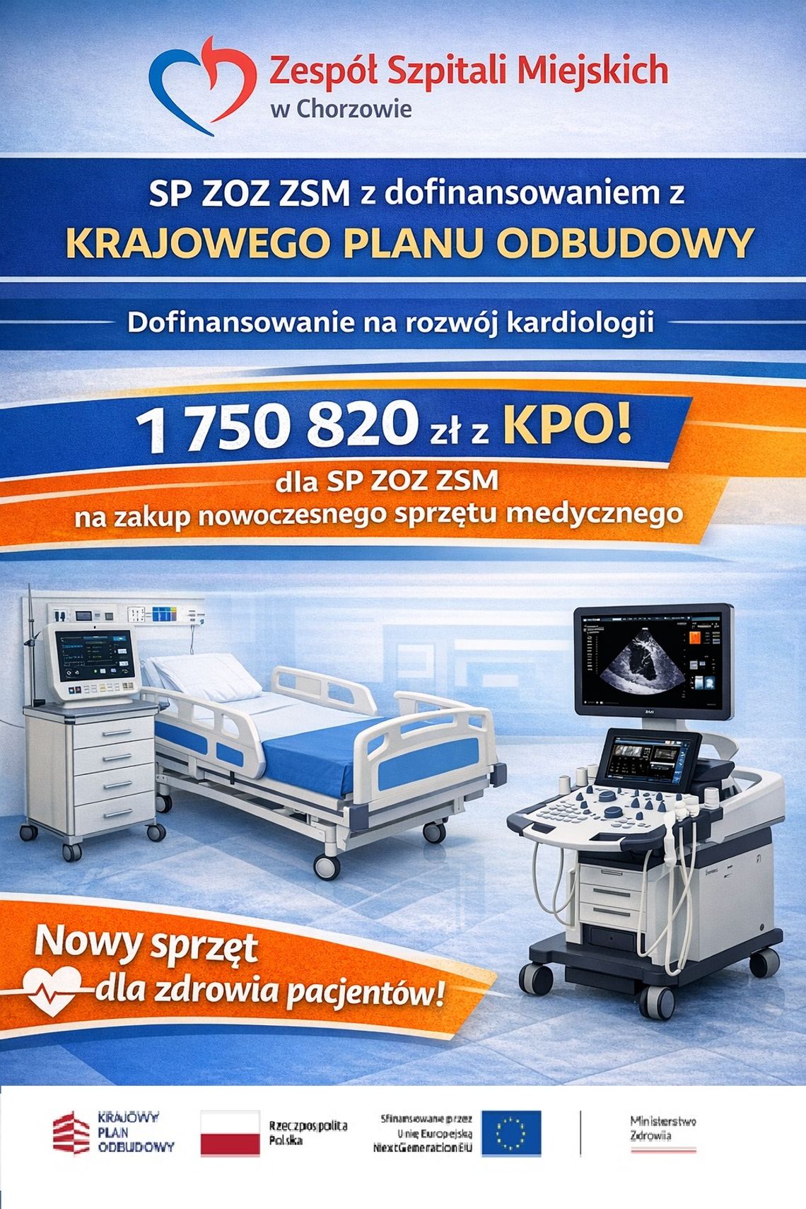 Chorzowski szpital z dofinansowaniem z KPO