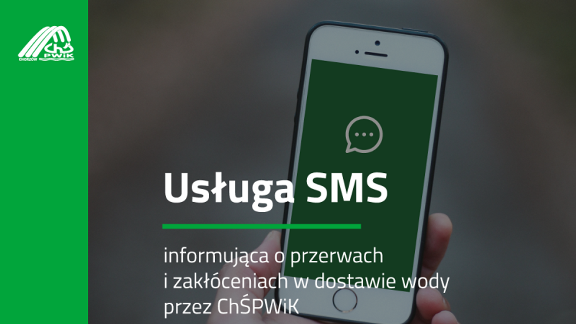 ChŚPWiK zachęca do korzystania z usługi SMS!