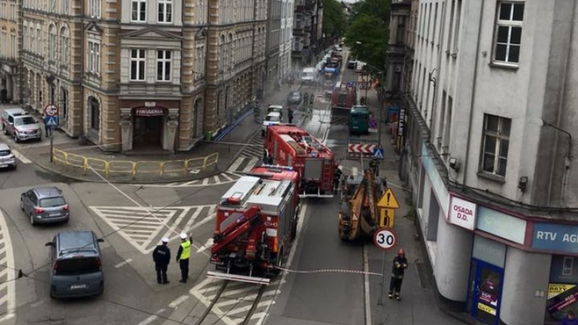 Chwile grozy na ul. Powstańców