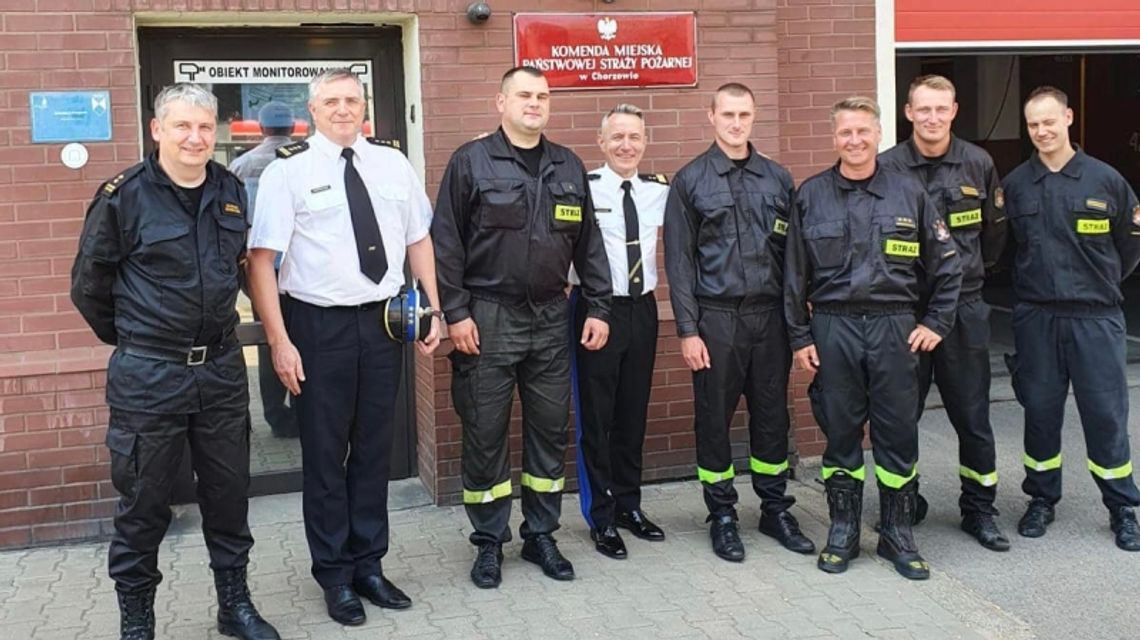 Co słychać u chorzowskich strażaków? Za nimi ważne spotkania i odbiór długo wyczekiwanego sprzętu