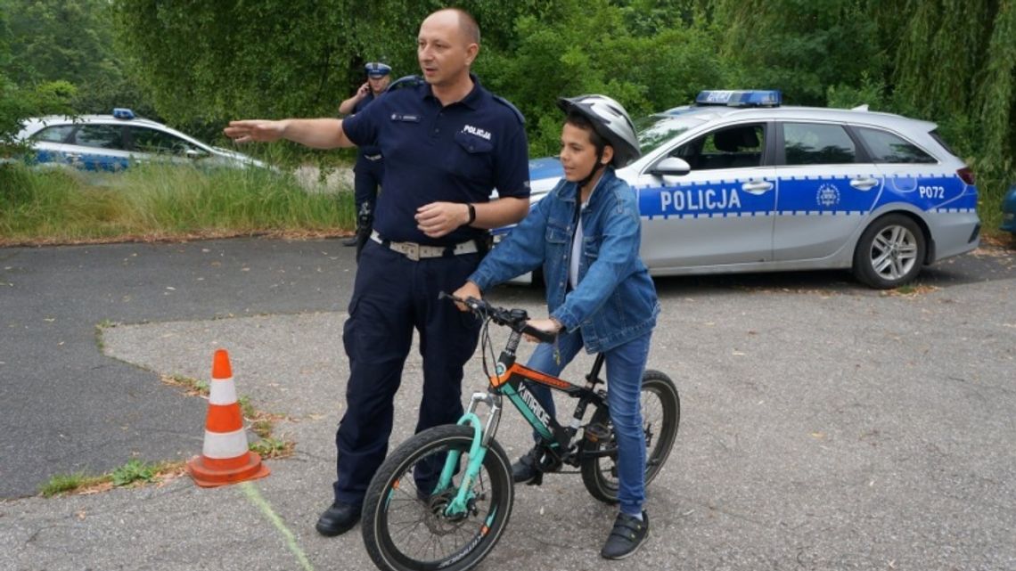 Egzamin na kartę rowerową w Parku Śląskim