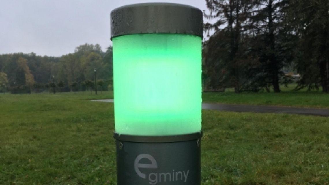 Ekosłupki sprawdzają jakość powietrza Ekosłupki sprawdzają jakość powietrza