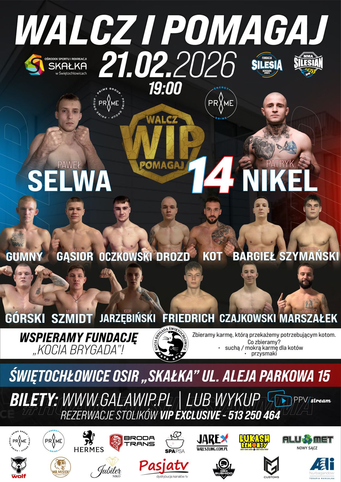 Gala MMA – WIP 14 po raz pierwszy w Świętochłowicach