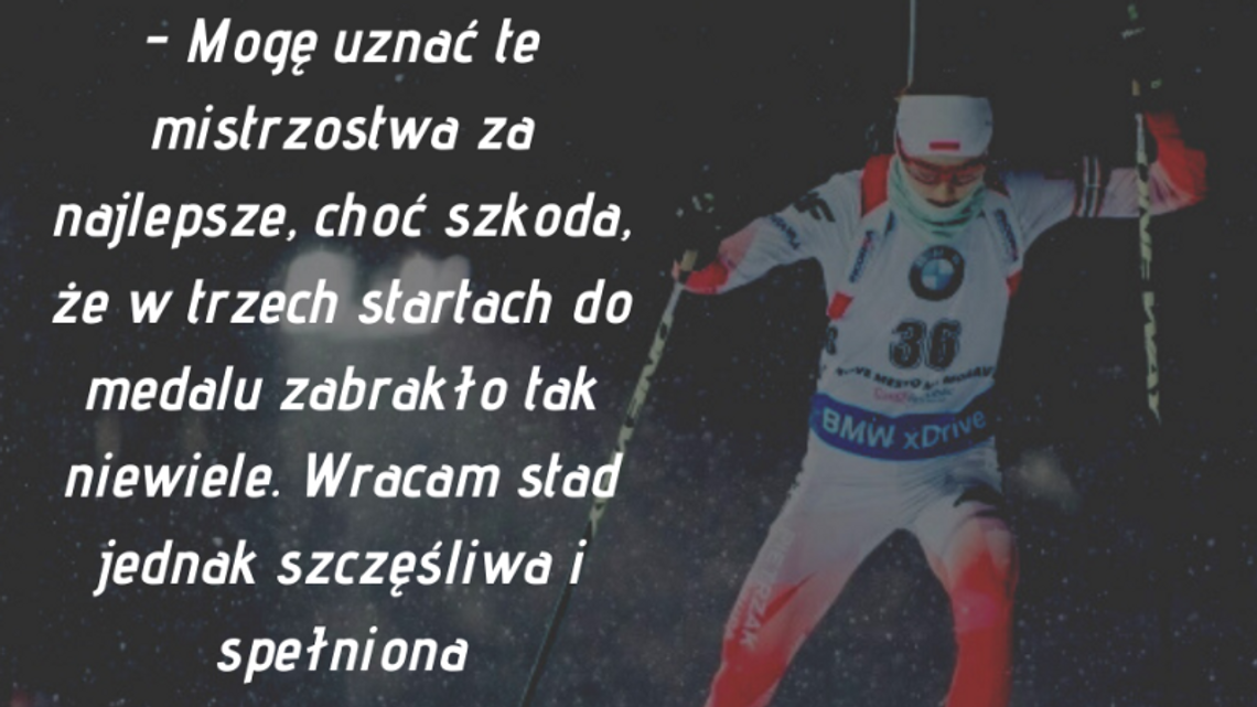 Hojnisz-Staręga: "Mogę uznać te mistrzostwa za najlepsze" Hojnisz-Staręga: "Mogę uznać te mistrzostwa za najlepsze"