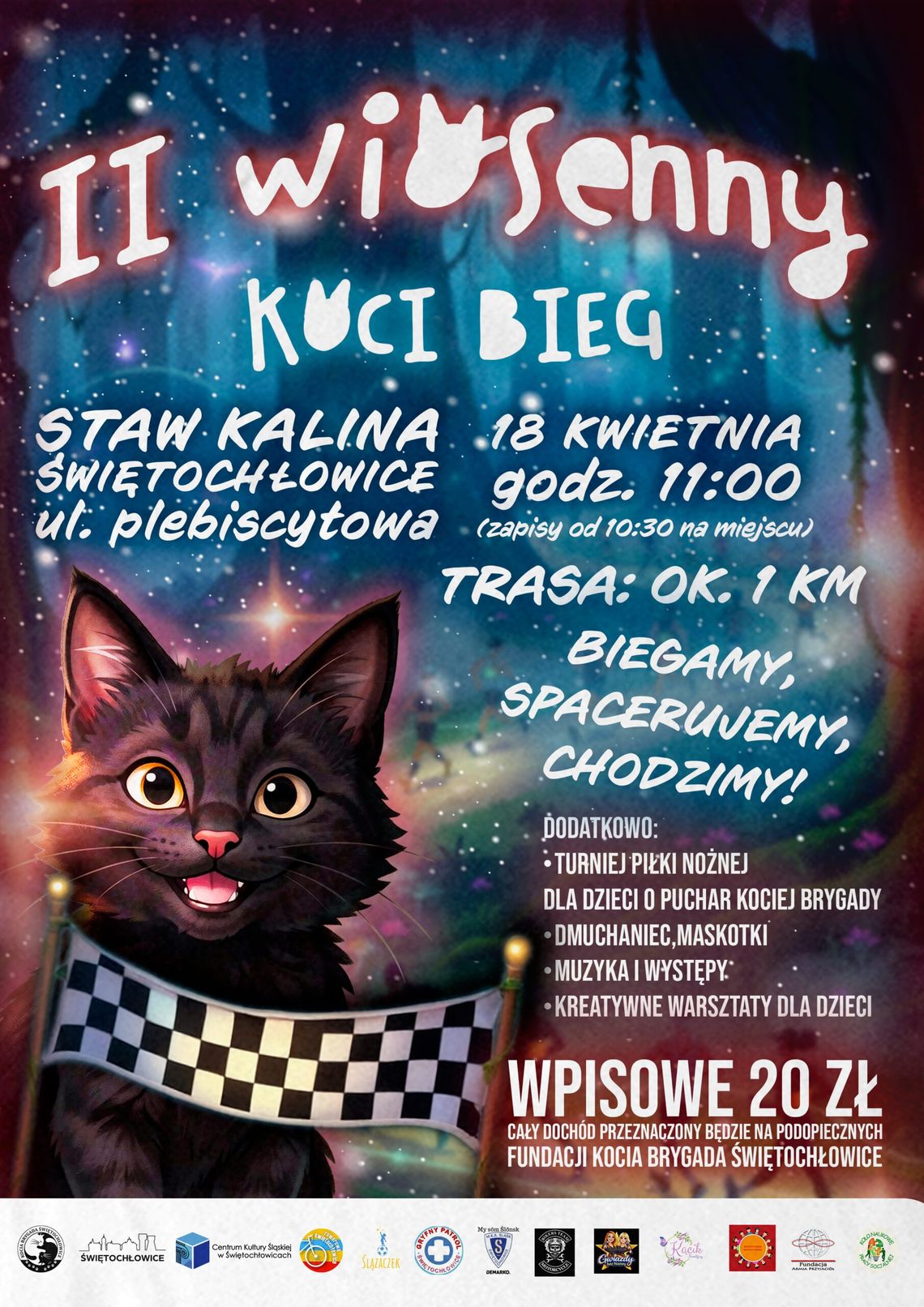 II Wiosenny Koci Bieg w Świętochłowicach. To ruch, radość i pomoc w jednym!