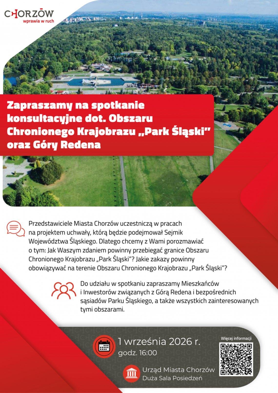 Jak powinny przebiegać granice Obszaru Chronionego Krajobrazu "Park Śląski"? Konsultacje w tej sprawie już niebawem Jak powinny przebiegać granice Obszaru Chronionego Krajobrazu "Park Śląski"? Konsultacje w tej sprawie już niebawem