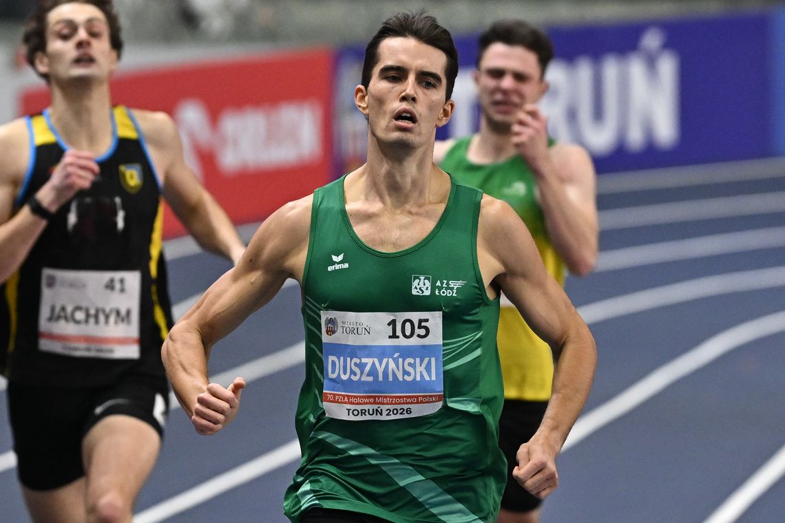 Kajetan Duszyński halowym mistrzem Polski! Solidny występ Zaczyka w finale Kajetan Duszyński halowym mistrzem Polski! Solidny występ Zaczyka w finale