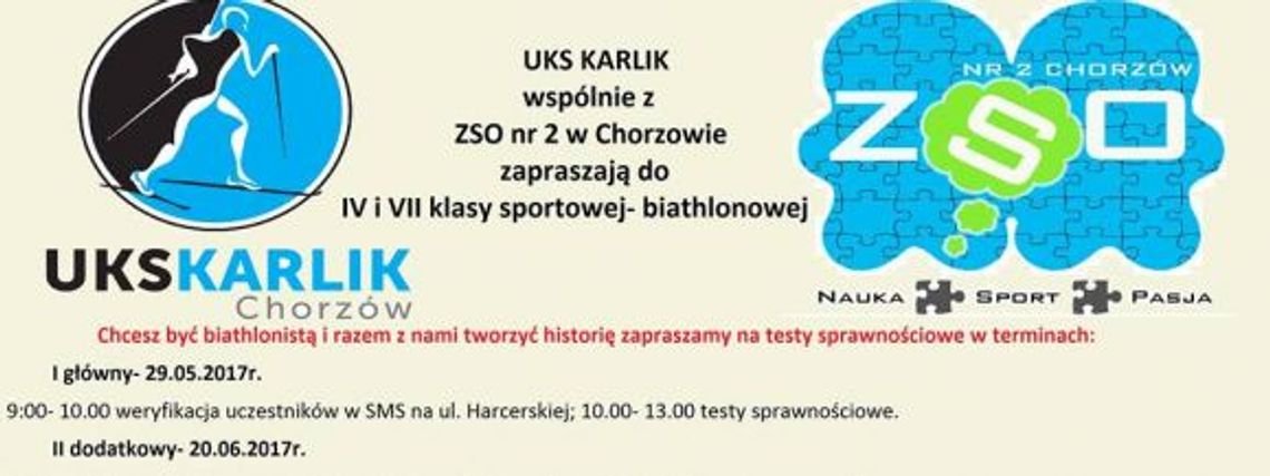 „Karlik”i ZSO nr 2 otwierają Szkołę Mistrzostwa Sportowego!