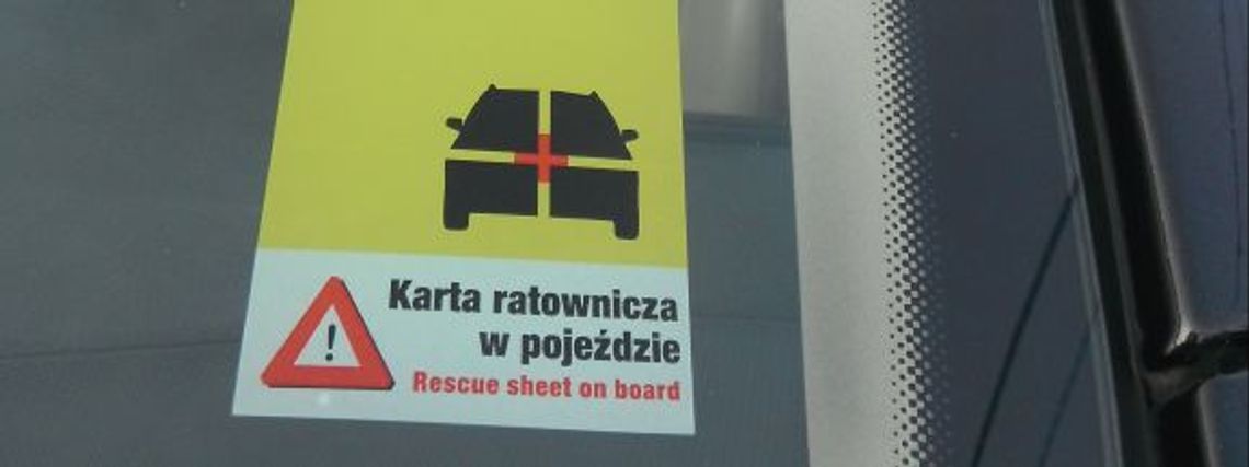 Karta ratownicza pojazdu