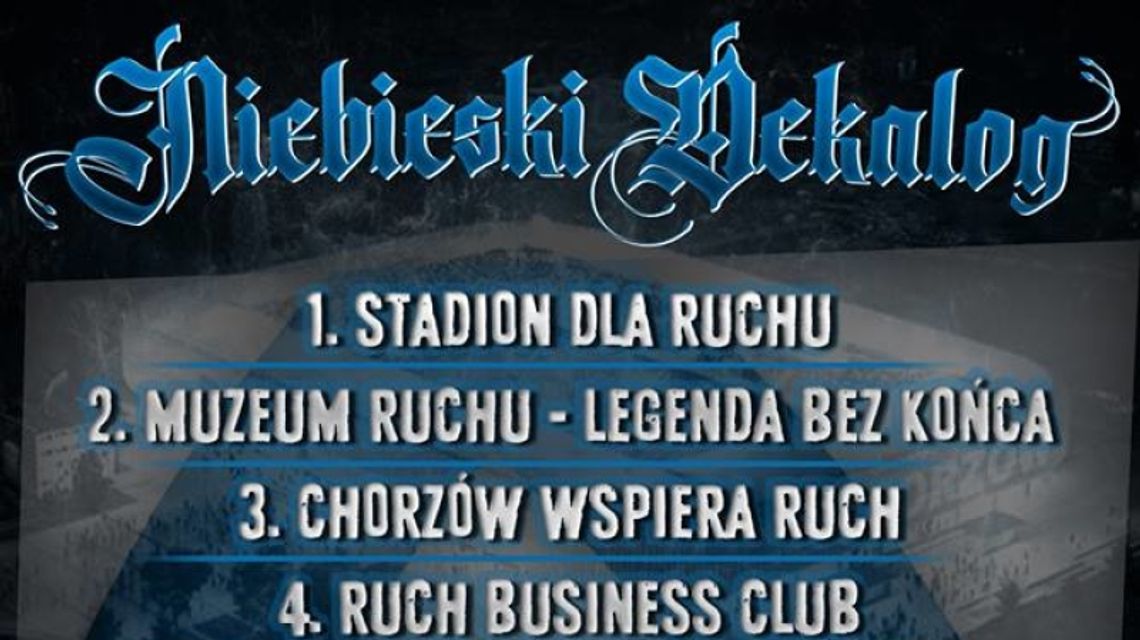 Kibice ogłaszają „Niebieski Dekalog”