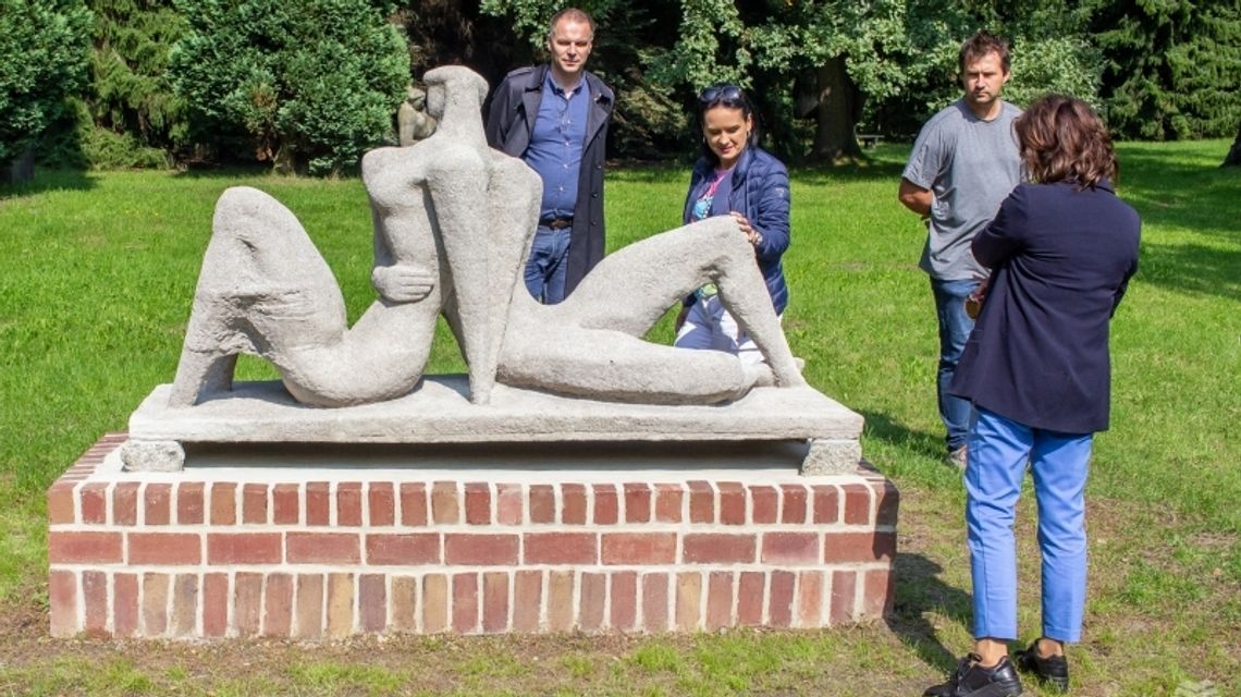 Kolejne rzeźby w Parku Śląskim zostały poddane renowacji