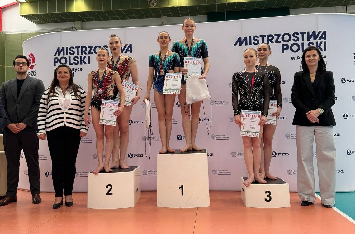 Kolejne sukcesy chorzowskiej Sokolni! Mamy medal Mistrzostw Polski Seniorów w akrobatyce sportowej!