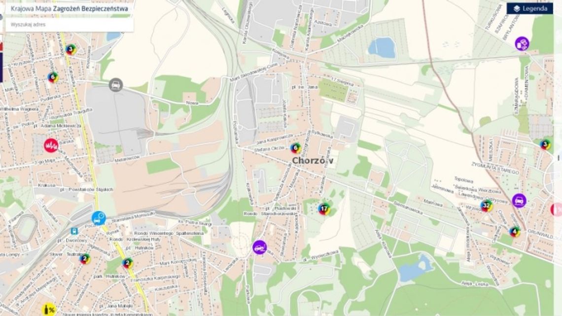 Krajowa mapa zagrożeń - informacja bez wychodzenia z domu
