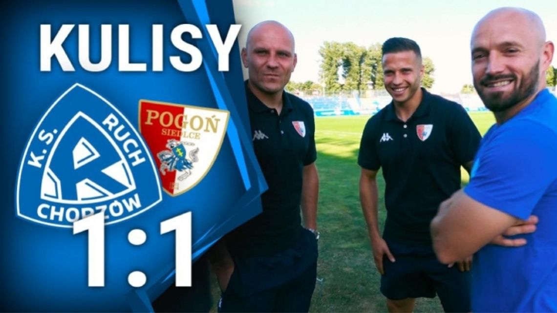 Kulisy meczu z Pogonią