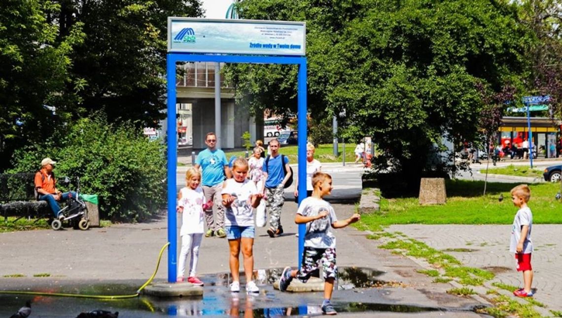 Kurtyny wodne ponownie stanęły w Chorzowie