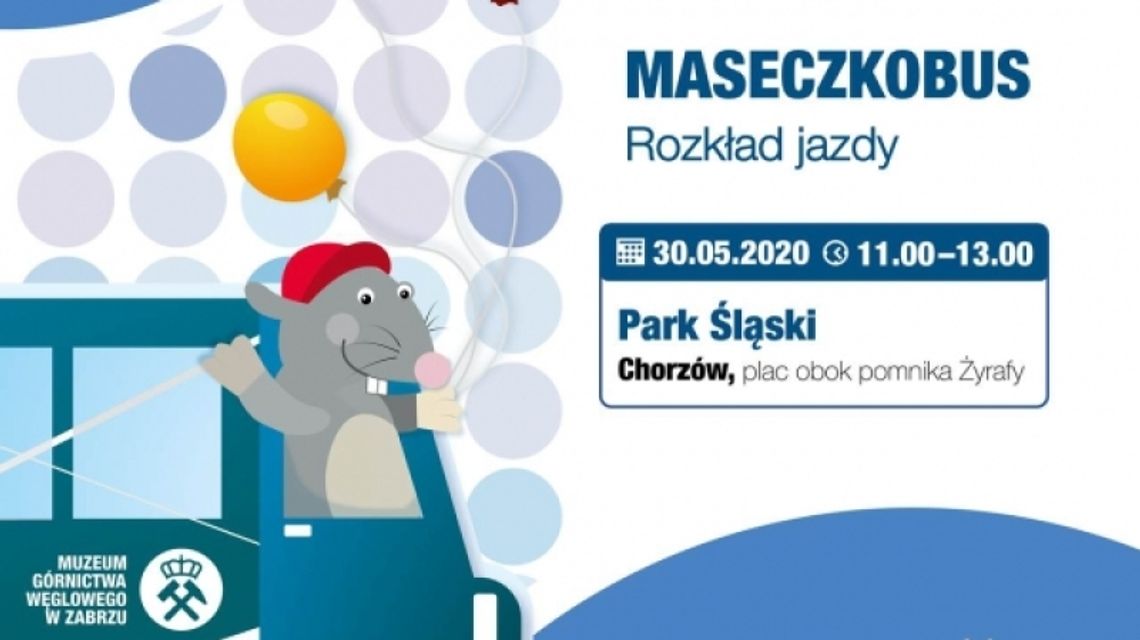 Maseczkobus w Parku Śląskim Maseczkobus w Parku Śląskim