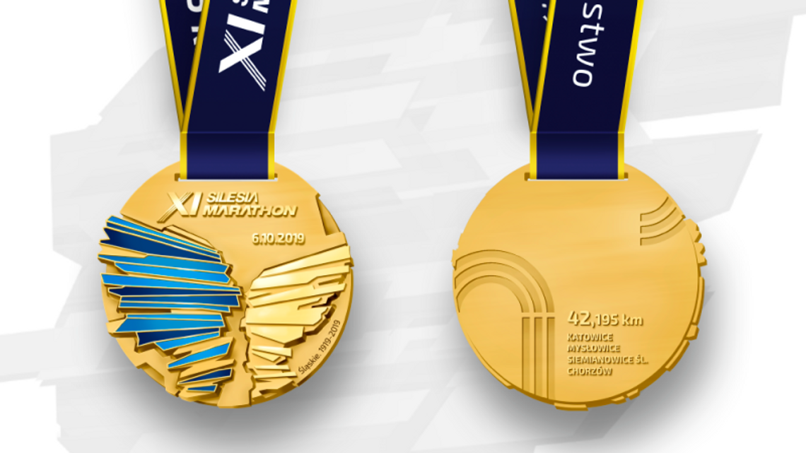 Medale XI Silesia Maraton Medale XI Silesia Maraton