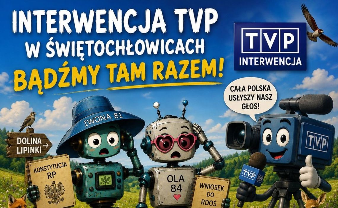 Mieszkańcy stają do walki o zieleń przy Dolinie Lipinki. Przyjedzie Telewizja Polska! Mieszkańcy stają do walki o zieleń przy Dolinie Lipinki. Przyjedzie Telewizja Polska!