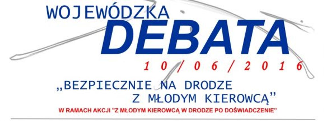 Młody kierowca na drodze